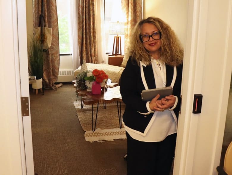 Psychotherapist Gloria Segovia in her Mississauga office.